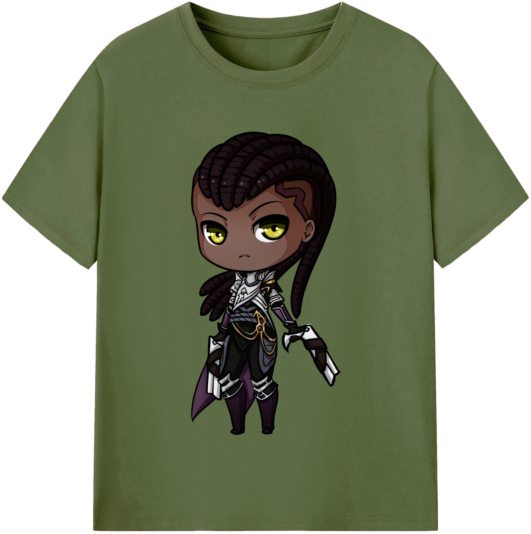 リーグ・オブ・レジェンド League of Legends LOL 綿100％半袖Tシャツ（フロントプリント）